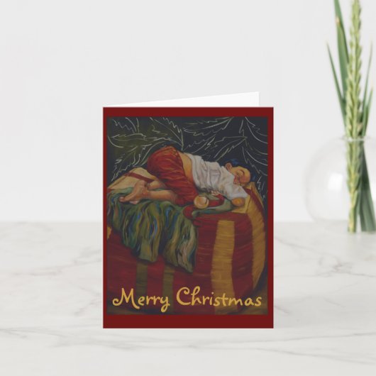 サンタを待つ シーズンカード (正面)