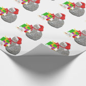 サンタを待つ ラッピングペーパー (角)