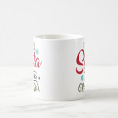 サンタを忘れておばあちゃんに聞いてクリスマス コーヒーマグカップ (中央)