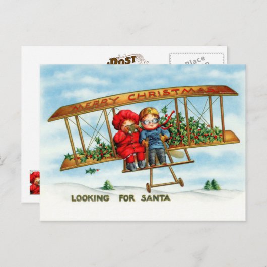 サンタを探している シーズンポストカード (正面/裏面)
