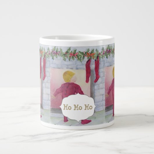 サンタを探して ジャンボコーヒーマグカップ (正面)