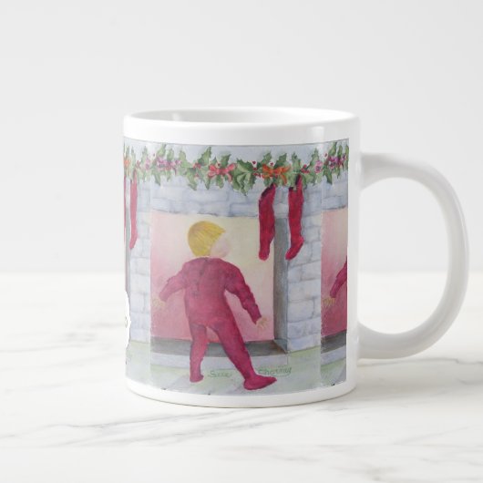 サンタを探して ジャンボコーヒーマグカップ (右)