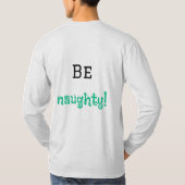 サンタを救えTシャツ Tシャツ (裏面)