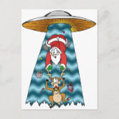 サンタを盗むことを試みること シーズンポストカード (正面)
