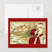 サンタを見る シーズンポストカード (正面/裏面)