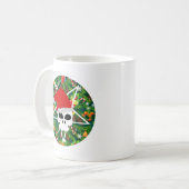 サンタを迎える コーヒーマグカップ (正面左)