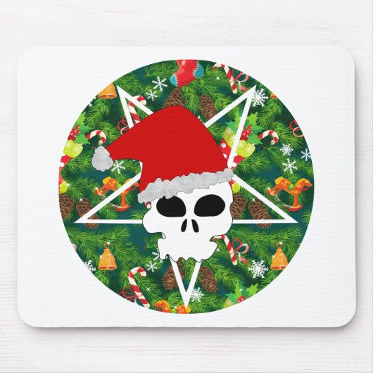 サンタを迎える マウスパッド (正面)