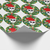 サンタを迎える ラッピングペーパー (角)