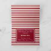 「サンタを追放しない」切りおもしろい抜けのクリスマス シーズンカード (内部)