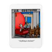 サンタアおもしろいットカスタムズユーモアマグネットギフト マグネット (縦)