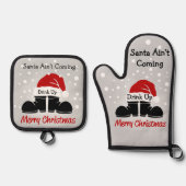 サンタアイン来ズ 鍋つかみ&鍋敷きセット (正面)