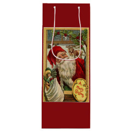 サンタアットザウィンドウイントイズワイン抱き枕 ワインギフトバッグ