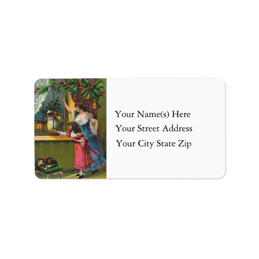 サンタアットザウィンドウヴィンテージ住所 シール (正面)