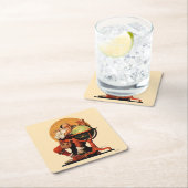 サンタアットザグローブ スクエアペーパーコースター (インサイチュ)