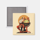 サンタアットザグローブ マグネット (正面/裏面)