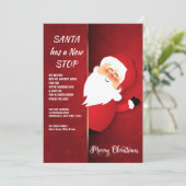 サンタアットザドアニューアドレスホリデーカード シーズンカード (スタンド正面)