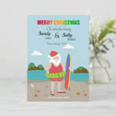サンタアットザビーチホリデーカード シーズンカード (スタンド正面)