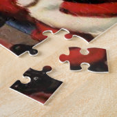 サンタアットチムウィズパピーヴィンテージレトロ ジグソーパズル (側面)