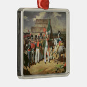 サンタアナはスペインのな軍隊に挑みます メタルオーナメント (右)