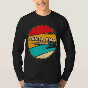 サンタアナカリフォルニアレトロヴィンテージサンセットアメリカ州 Tシャツ