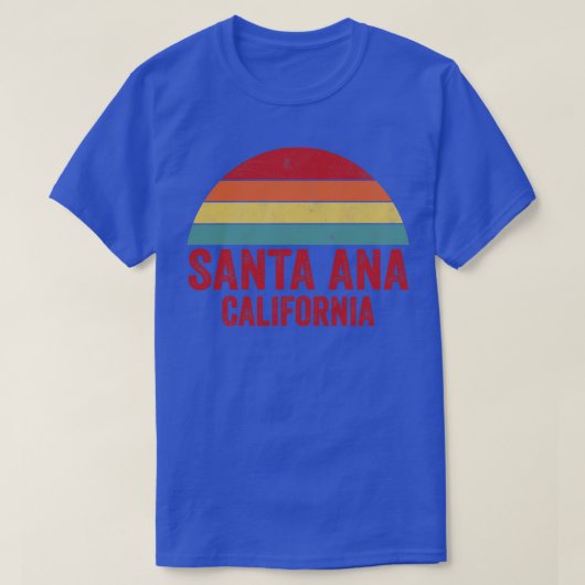 サンタアナカリフォルニア Tシャツ (デザイン正面)