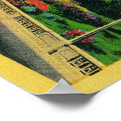 サンタアナ川にかかるハイウェイ橋 ポスター (角)