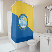 サンタアナ州旗（カリフォルニア州） シャワーカーテン (インサイチュ)