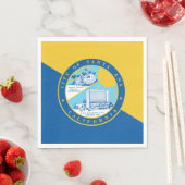 サンタアナ州旗(カリフォルニア州) スタンダードランチョンナプキン (インサイチュ)