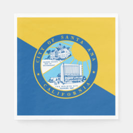 サンタアナ州旗（カリフォルニア州） スタンダードランチョンナプキン
