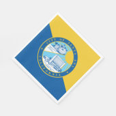 サンタアナ州旗(カリフォルニア州) スタンダードランチョンナプキン (角)