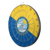 サンタアナ州旗（カリフォルニア州） ダーツボード (正面右)