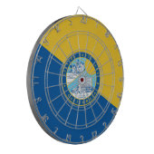 サンタアナ州旗（カリフォルニア州） ダーツボード (正面左)