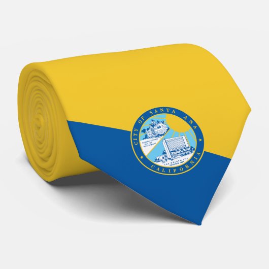 サンタアナ州旗（カリフォルニア州） ネクタイ (ロール)
