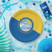 サンタアナ州旗（カリフォルニア州） ペーパープレート (パーティー)