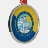 サンタアナ州旗（カリフォルニア州） メタルオーナメント (右)