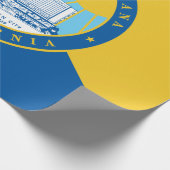 サンタアナ州旗（カリフォルニア州） ラッピングペーパー (角)