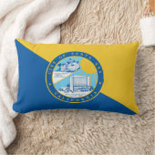 サンタアナ州旗（カリフォルニア州） ランバークッション (ブランケット)