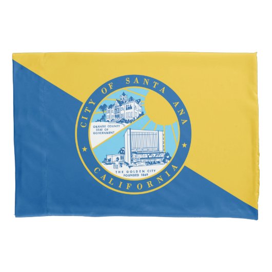 サンタアナ州旗(カリフォルニア州) 枕カバー (正面左)