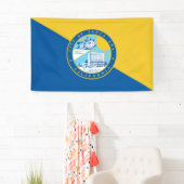 サンタアナ州旗（カリフォルニア州） 横断幕 (インサイチュ)