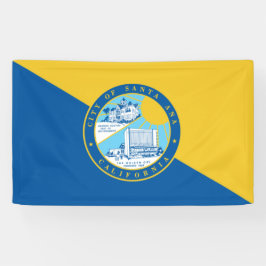 サンタアナ州旗（カリフォルニア州） 横断幕