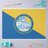 サンタアナ州旗(カリフォルニア州) 薄葉紙 (クラフト)