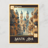サンタアナ,カリフォルニア |ヴィンテージはがき ポストカード (正面)