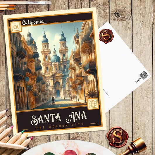 サンタアナ,カリフォルニア |ヴィンテージはがき ポストカード