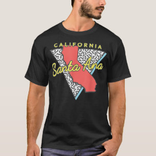 サンタアナ カリフォルニア T レトロ CA お土産 Tシャツ