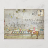 サンタアニタの競技場、カリフォルニアの郵便はがき シーズンポストカード (正面)