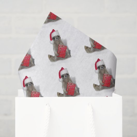  サンタアライグマ泥棒のクリスマス  薄葉紙 (ギフトバッグ)