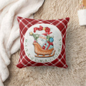 サンタアンドクリスマスススソリ装飾用クッション クッション (ブランケット)