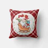 サンタアンドクリスマスススソリ装飾用クッション クッション (裏面)