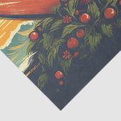 サンタアンドサーフボードレトロサーフィンビーチクリスマス 薄葉紙 (詳細)