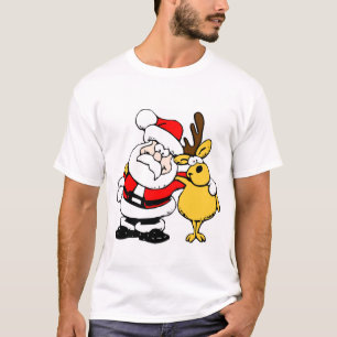 サンタアンドトナカイ Tシャツ